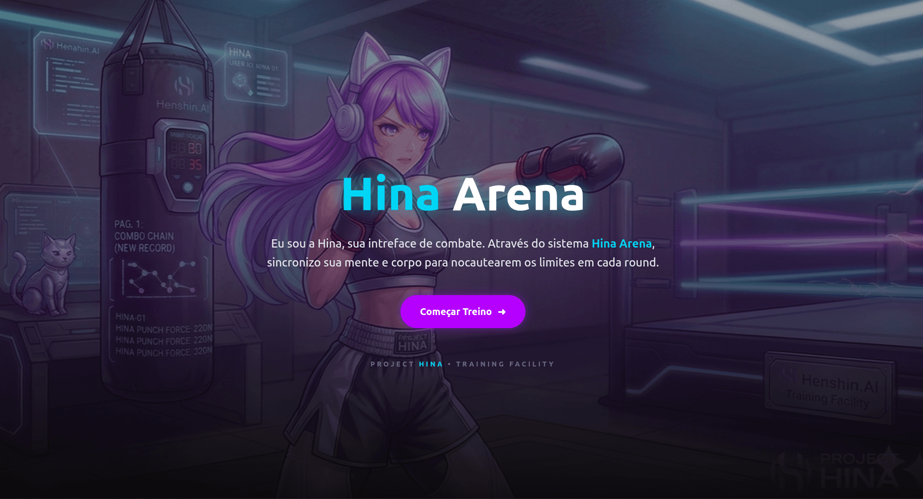 Capa do projeto Hina Arena